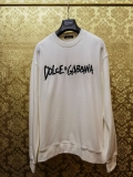 大人気Dolce&Gabbanaドルチェ&ガッバーナ2023秋冬新作ブランドレター刺繍シリーズラウンドネックトレーナー