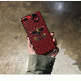 グッチ gucci iphone x/8ケース ブランド アイフォン 7/7 plusケース オシャレ刺繍ミツバチ iphone 6s/6s plusカバー ファッションセレプ愛用