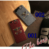 グッチ gucci iphone x/8ケース ブランド アイフォン 7/7 plusケース オシャレ刺繍ミツバチ iphone 6s/6s plusカバー ファッションセレプ愛用